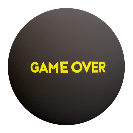 Game Over Graffiti Decal