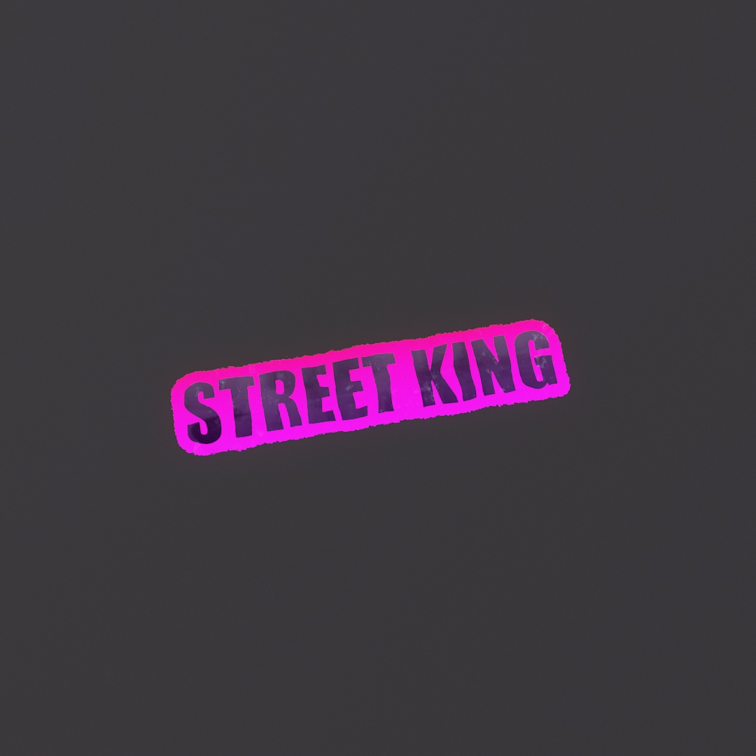 Street King Graffiti Decal 691