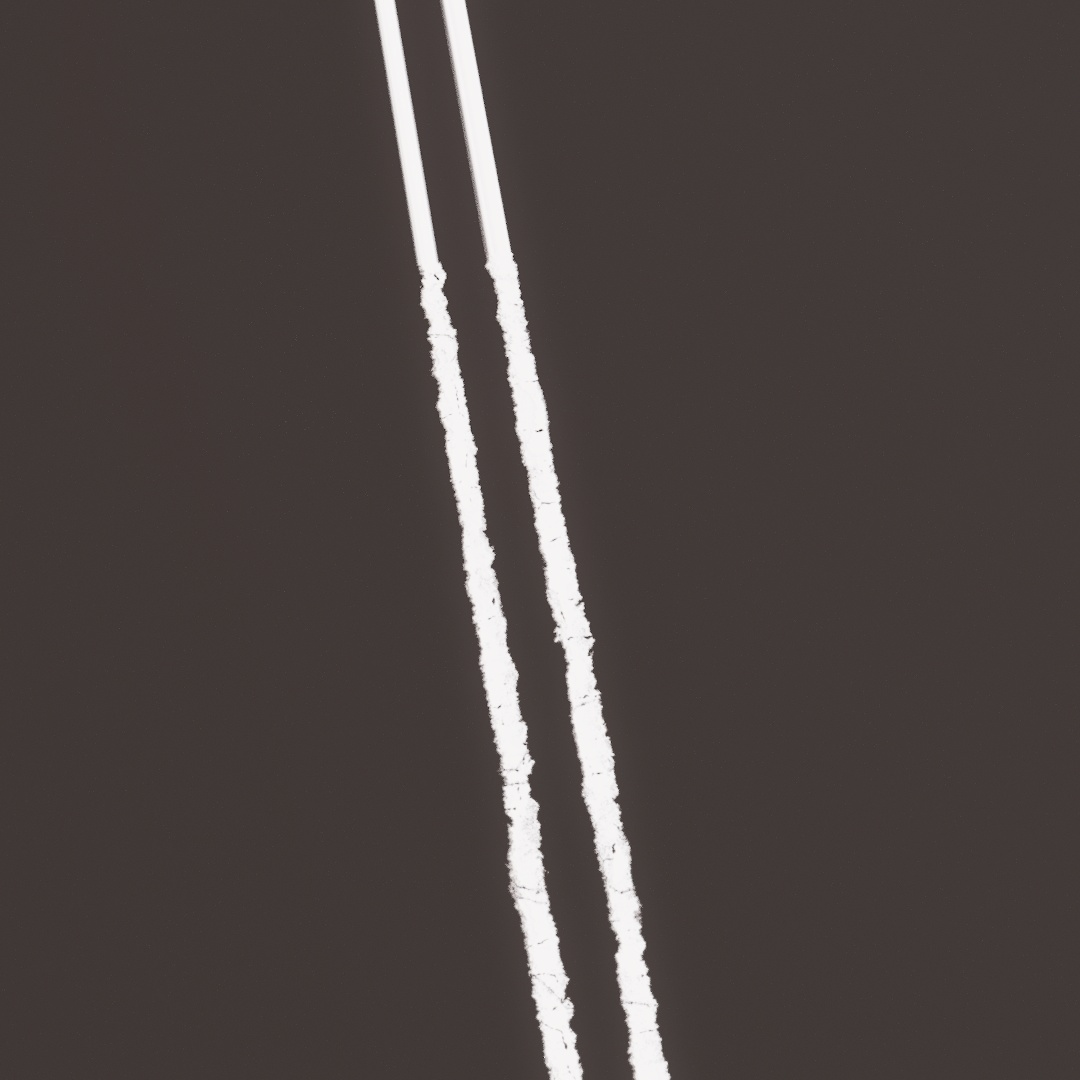 Double White Road Line Decals 6