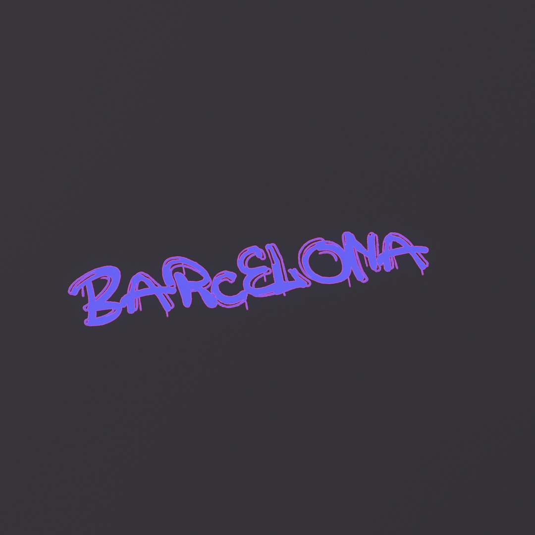 Barcelona Graffiti Decal
