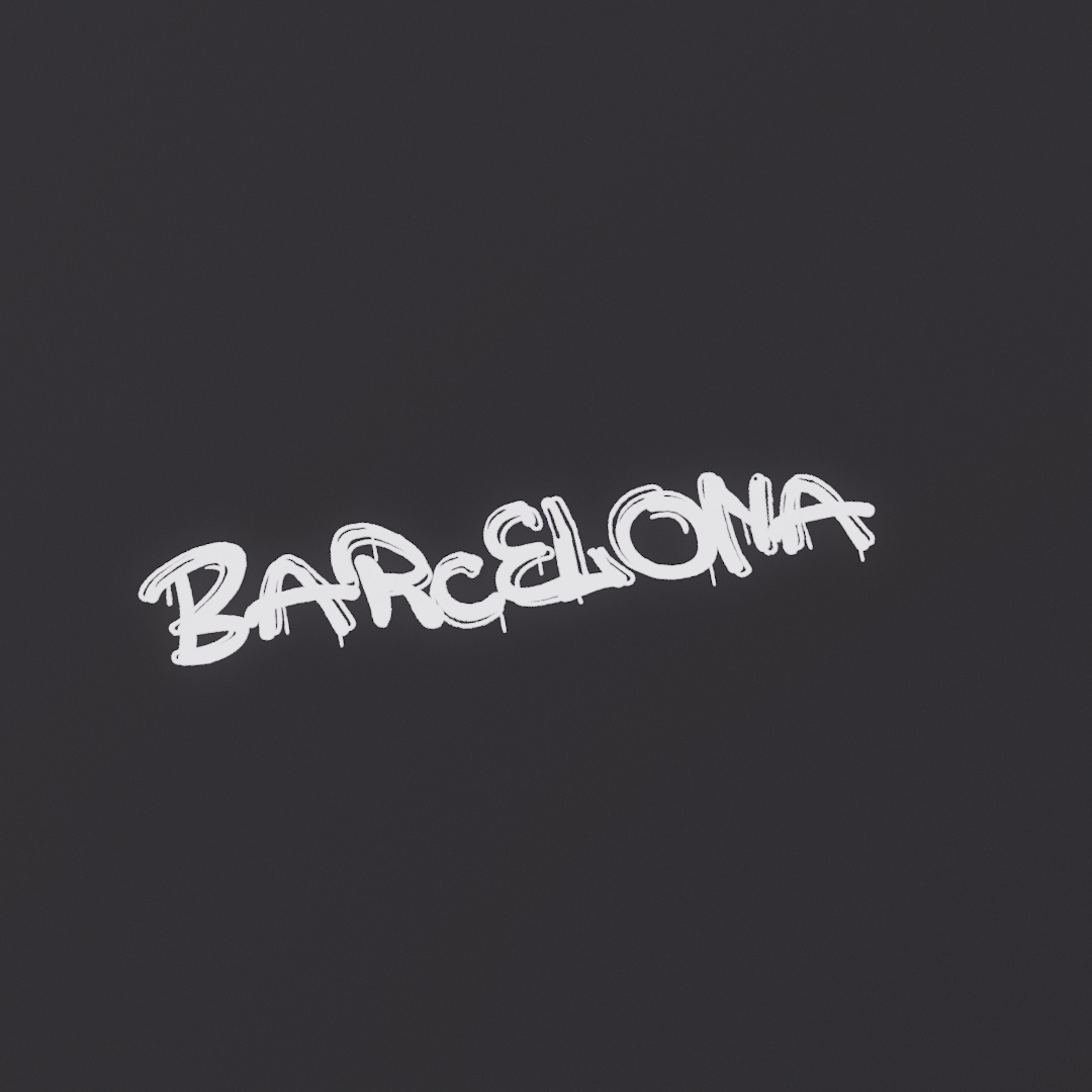 Barcelona Graffiti Decal