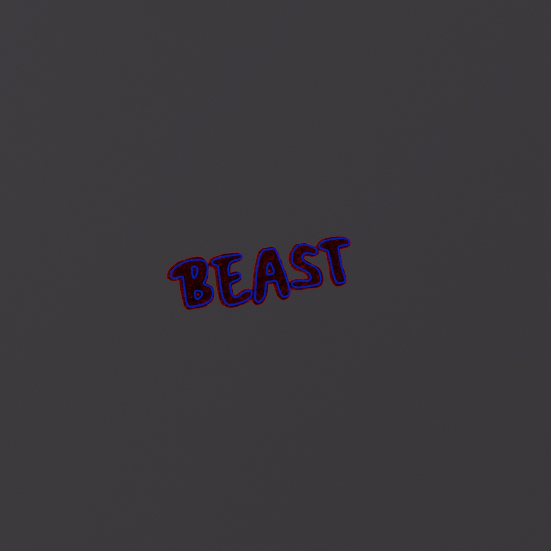 Beast Graffiti Decal