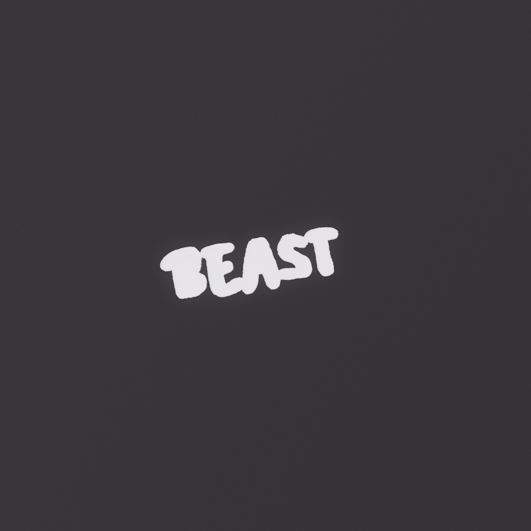 Beast Graffiti Decal