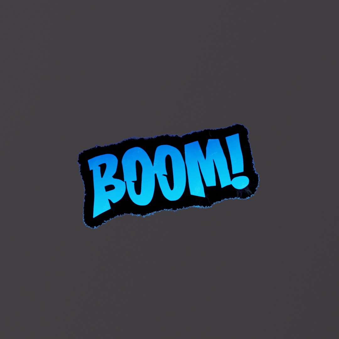 Boom Graffiti Decal