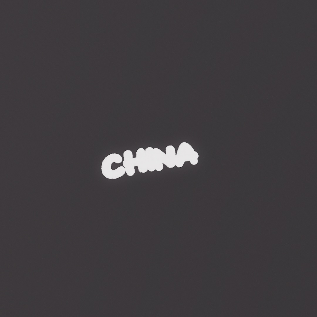 China Graffiti Decal