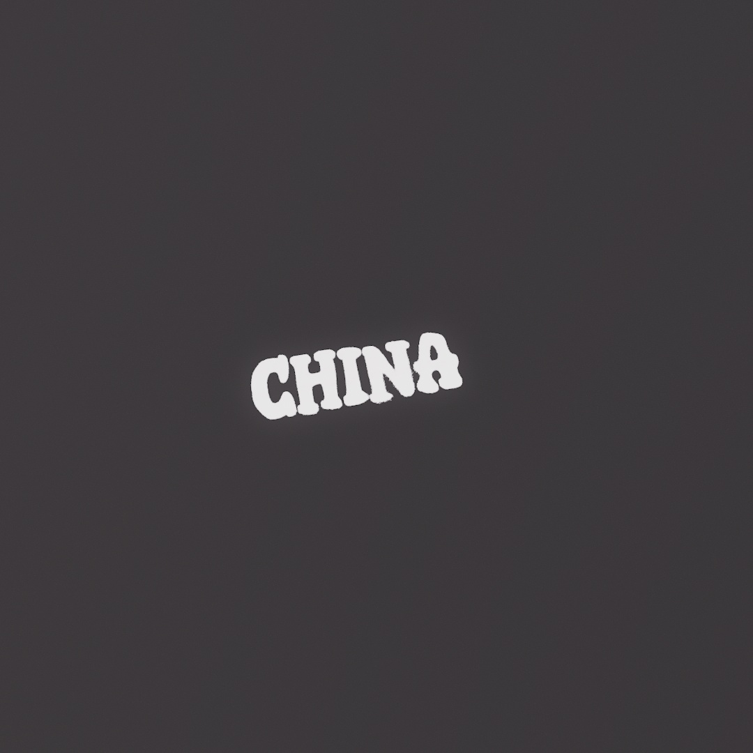 China Graffiti Decal