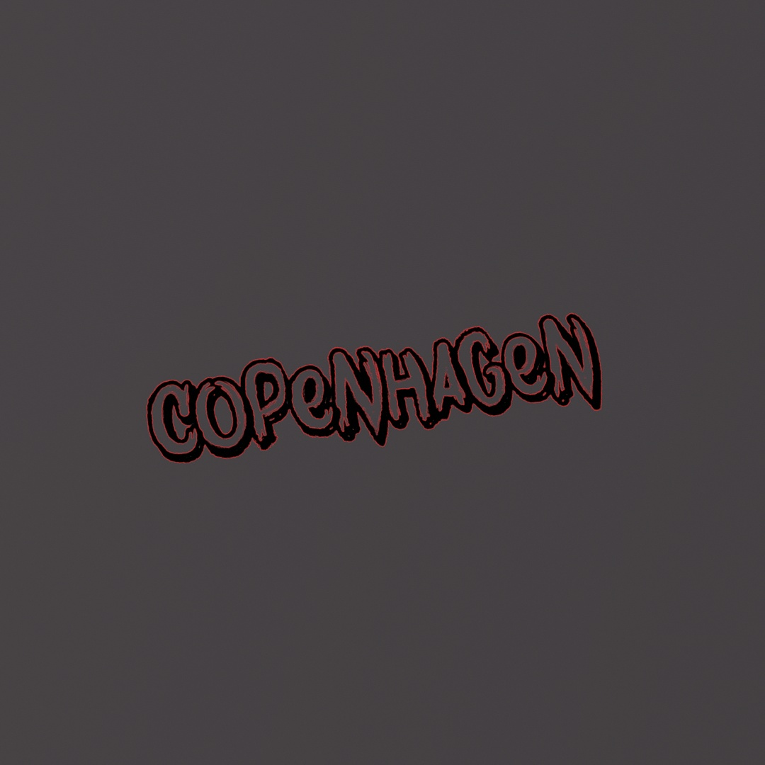 Copenhagen Graffiti Decal