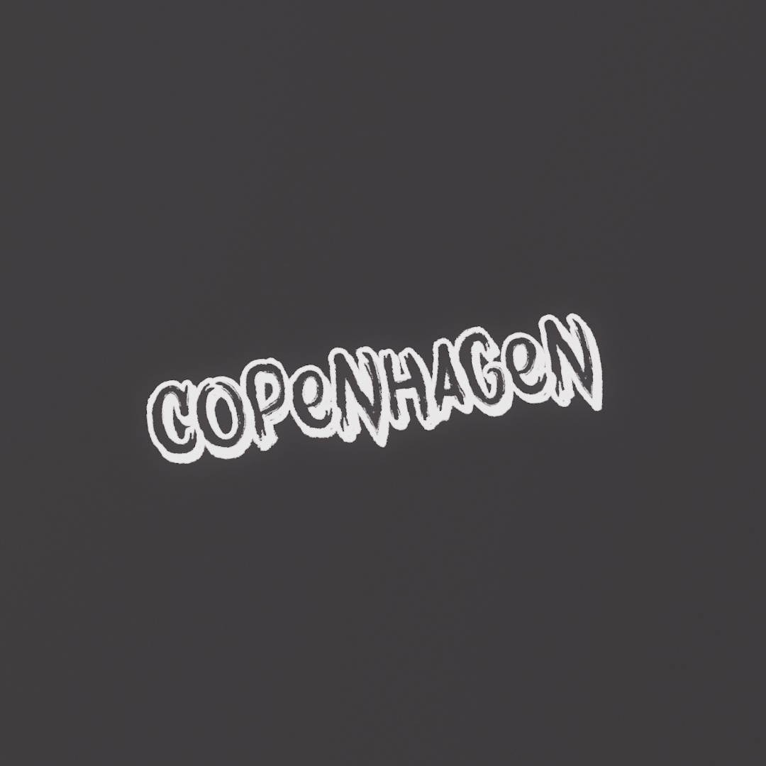 Copenhagen Graffiti Decal