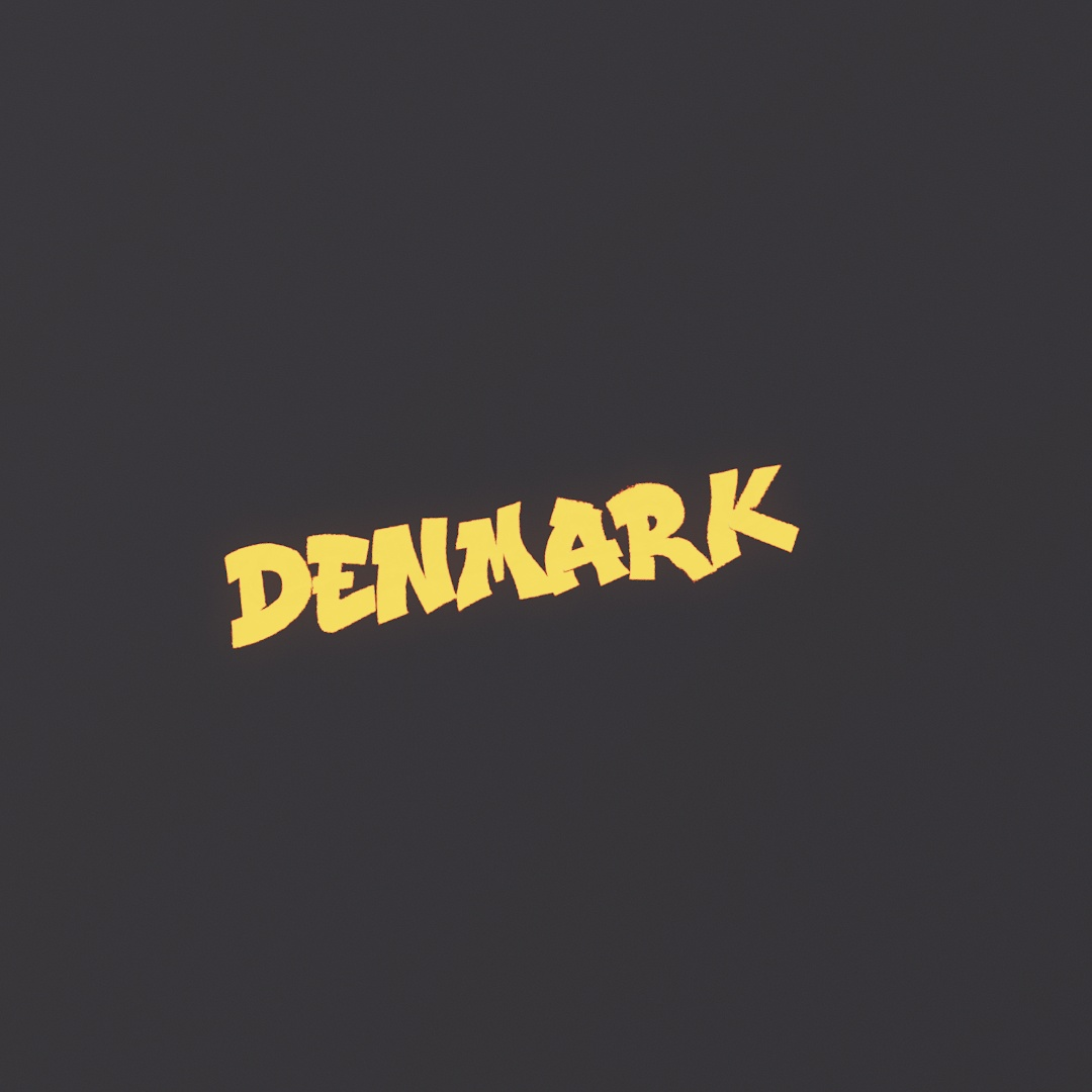 Denmark Graffiti Decal