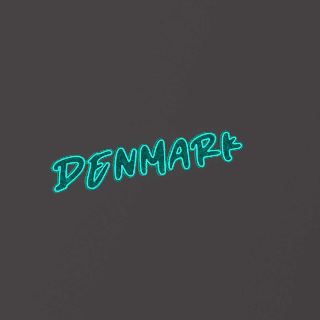 Denmark Graffiti Decal