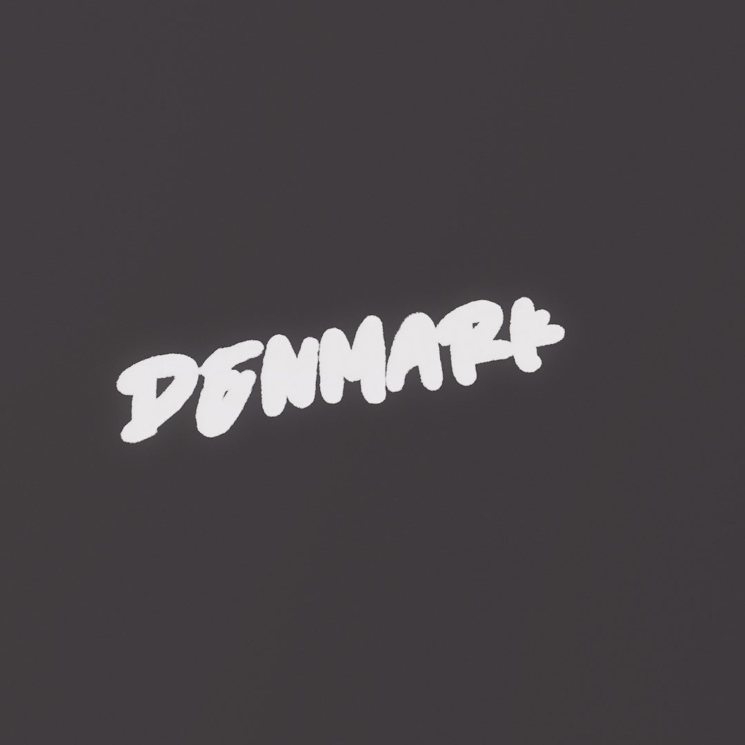 Denmark Graffiti Decal