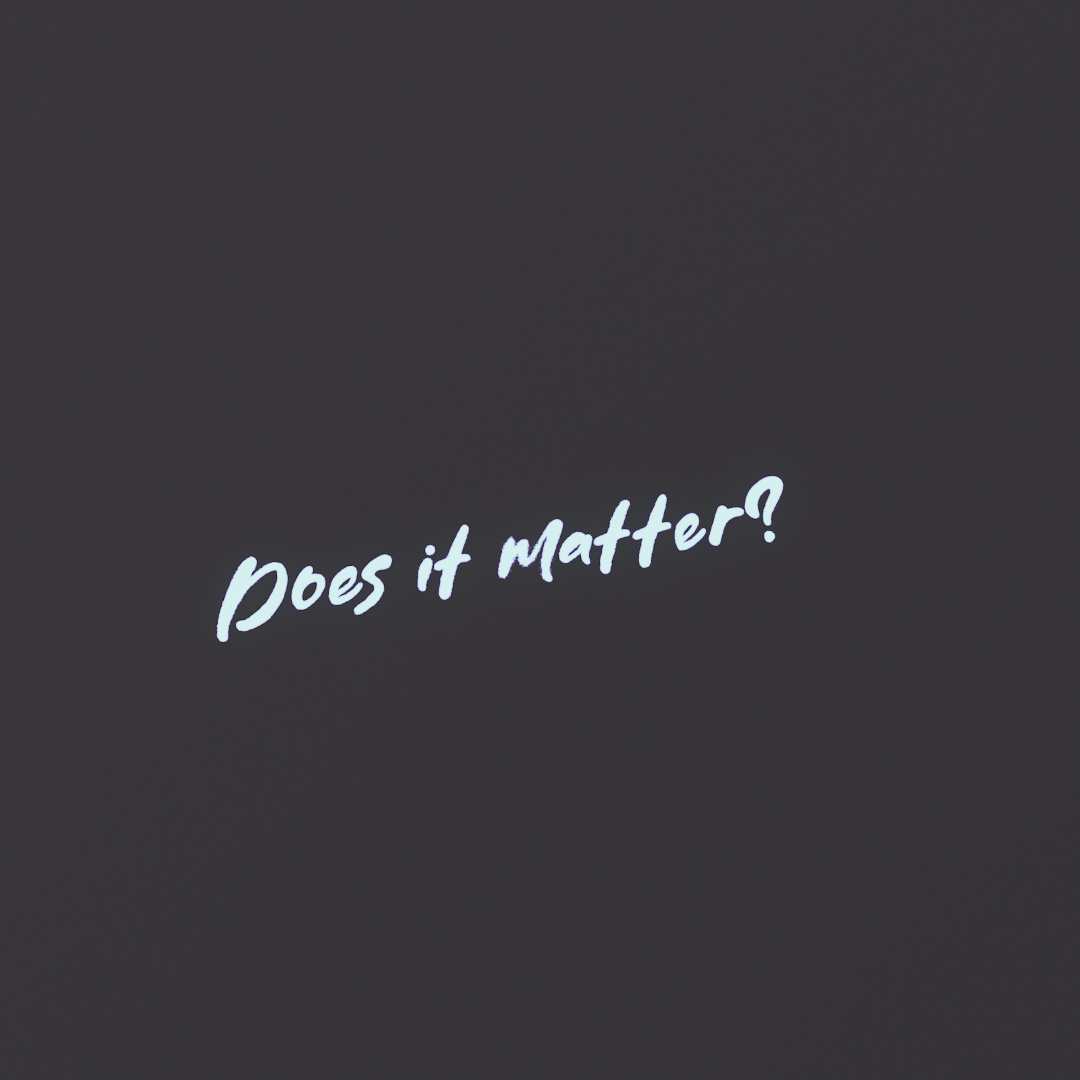 Does It Matter Graffiti Decal