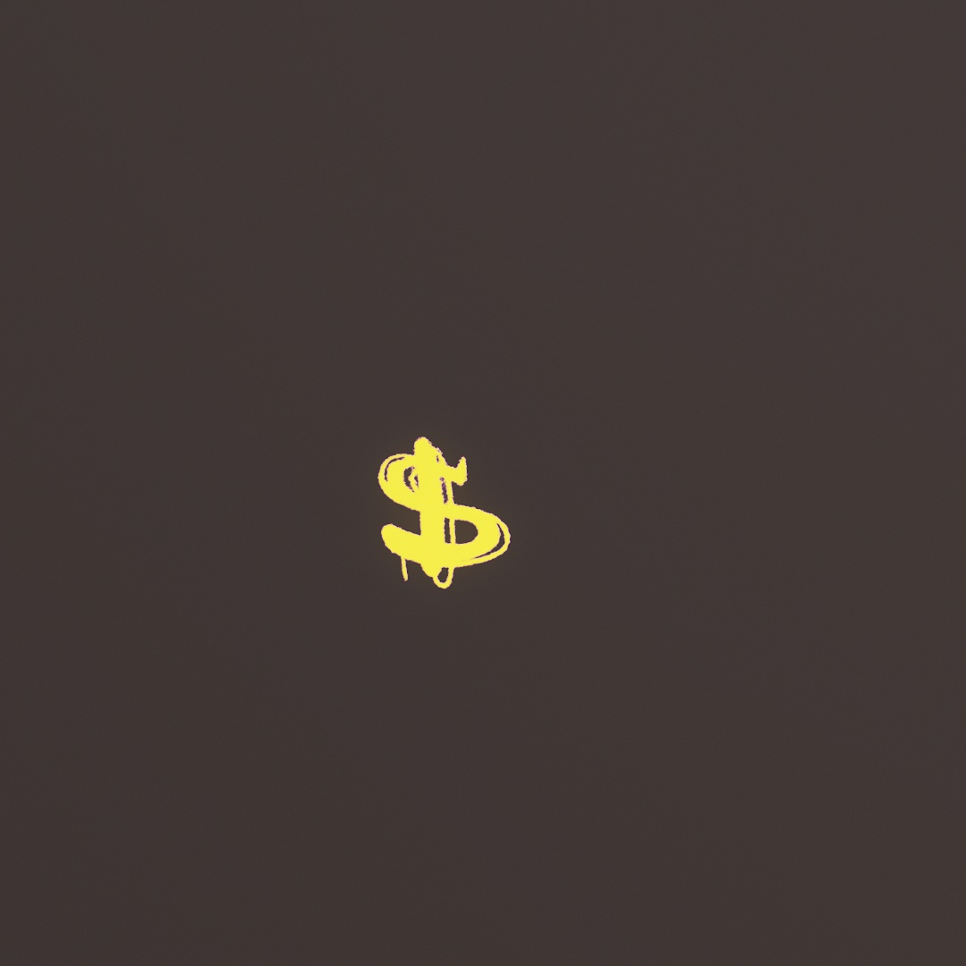 Dollar Graffiti Decal