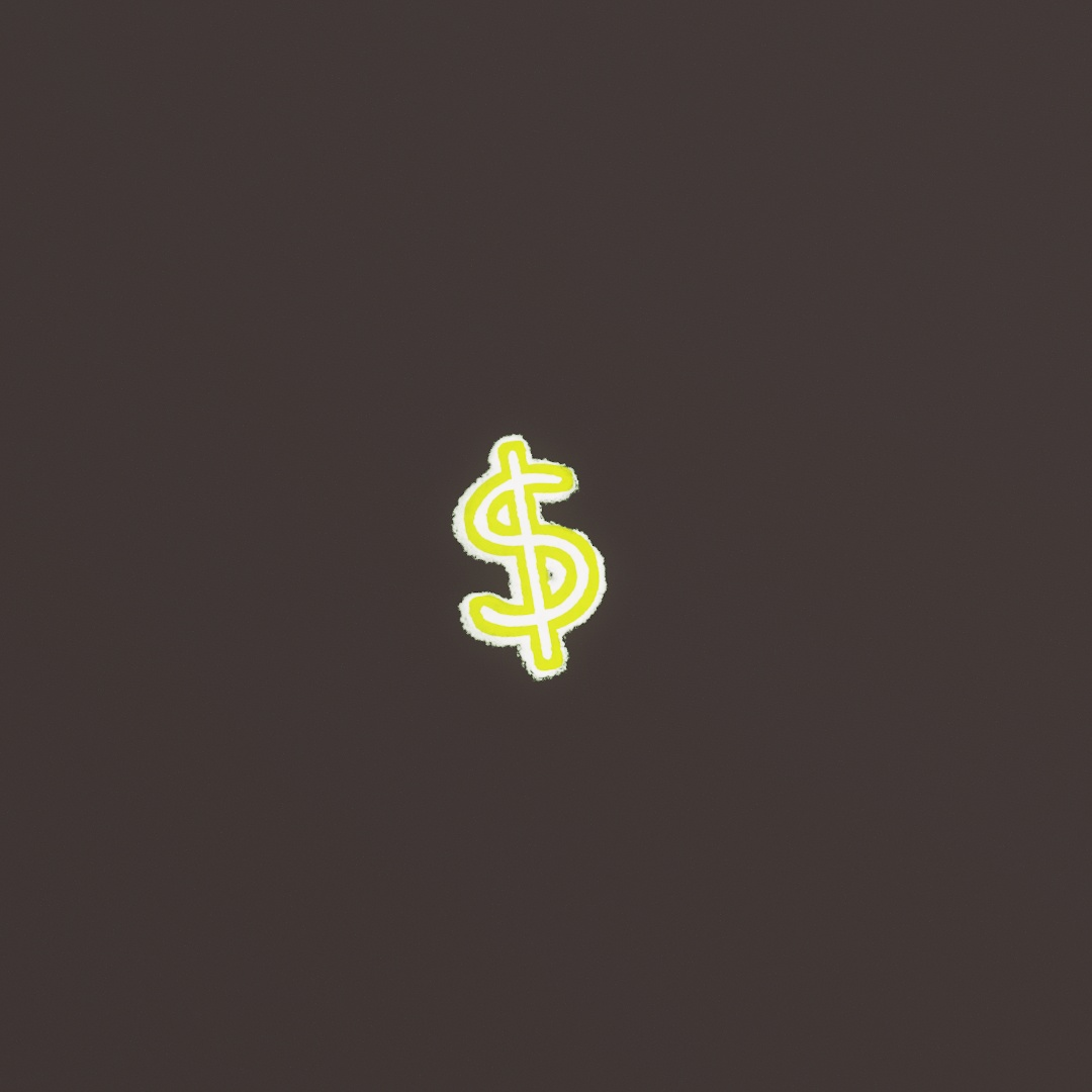 Dollar Graffiti Decal