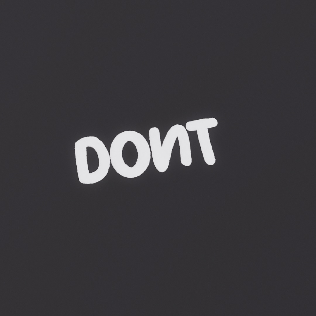 Dont Graffiti Decal