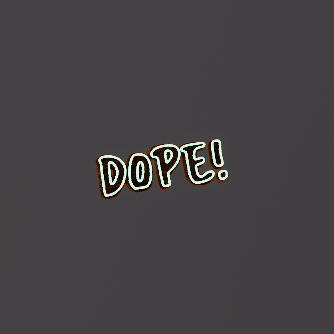 Dope Graffiti Decal