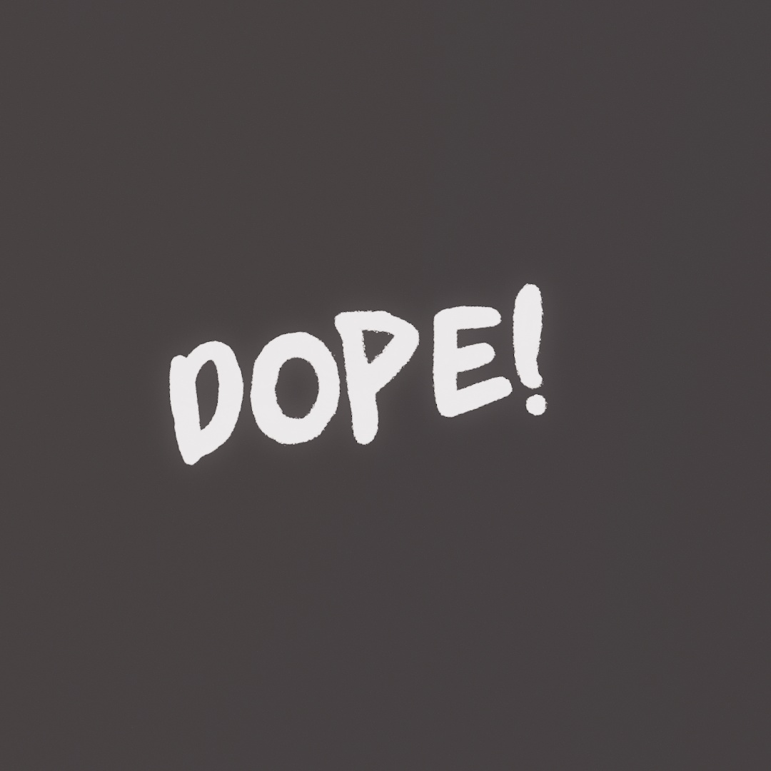 Dope Graffiti Decal