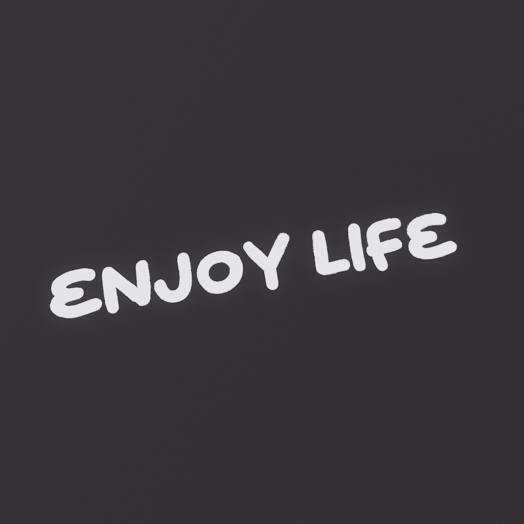 Enjoy Life Graffiti Decal