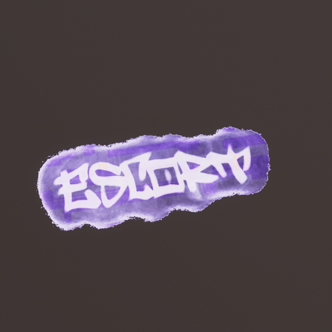 Escort Graffiti Decal
