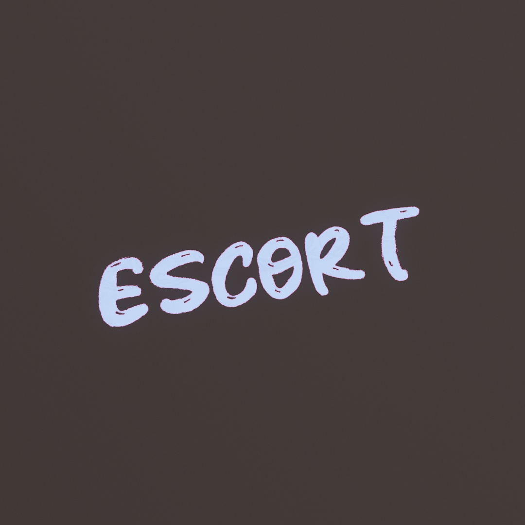 Escort Graffiti Decal
