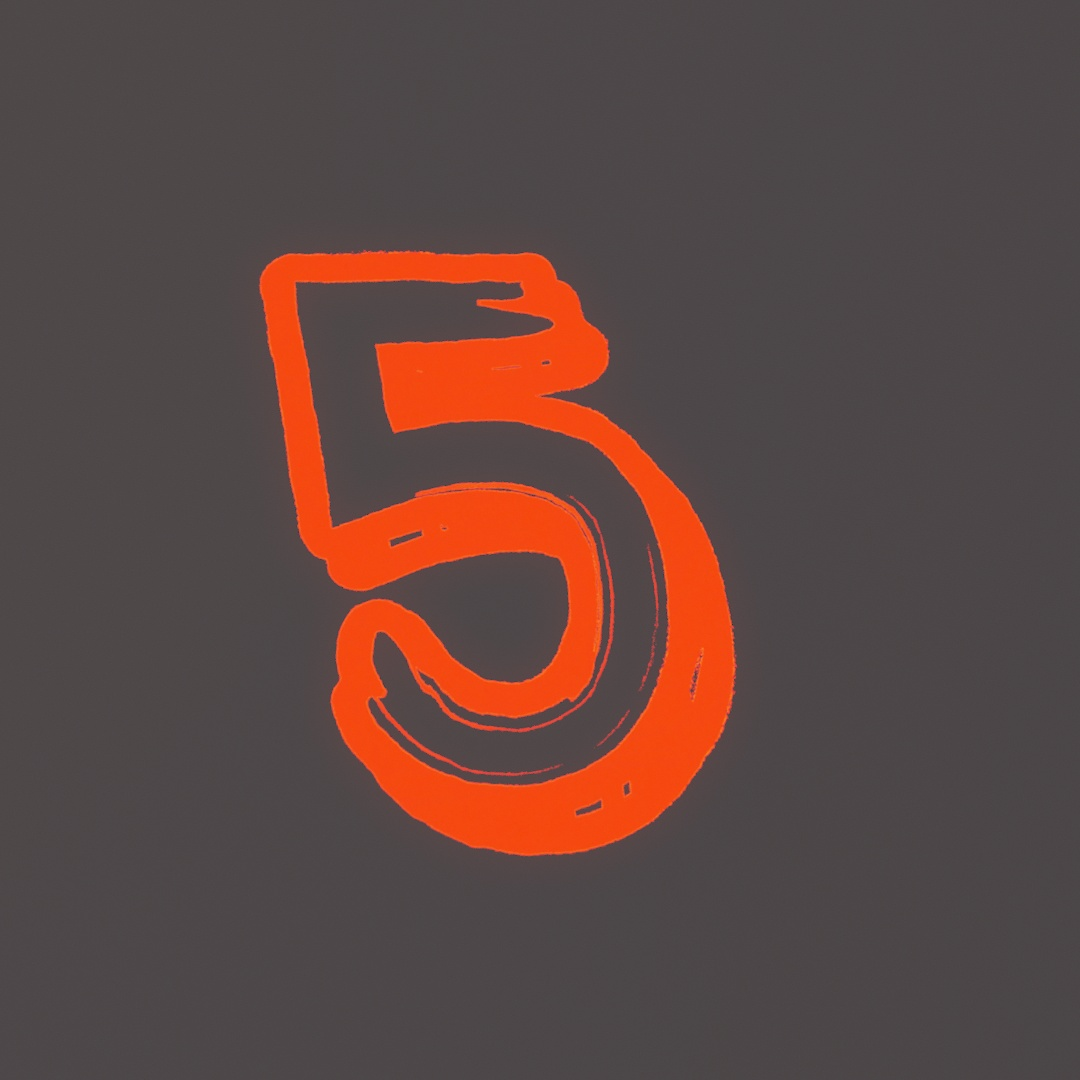 Five Graffiti Decal