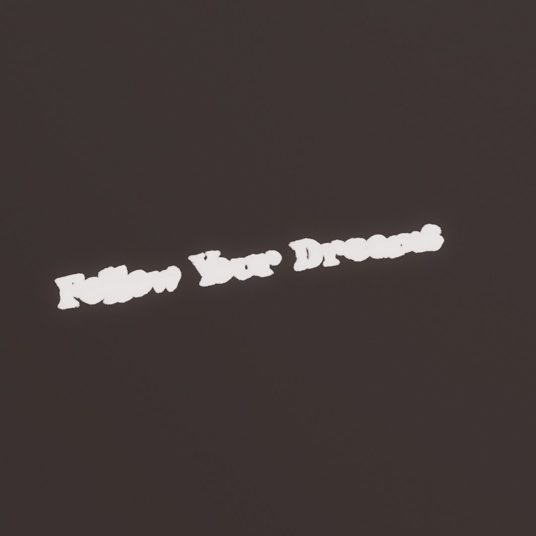Follow Your Dreams Graffiti Decal