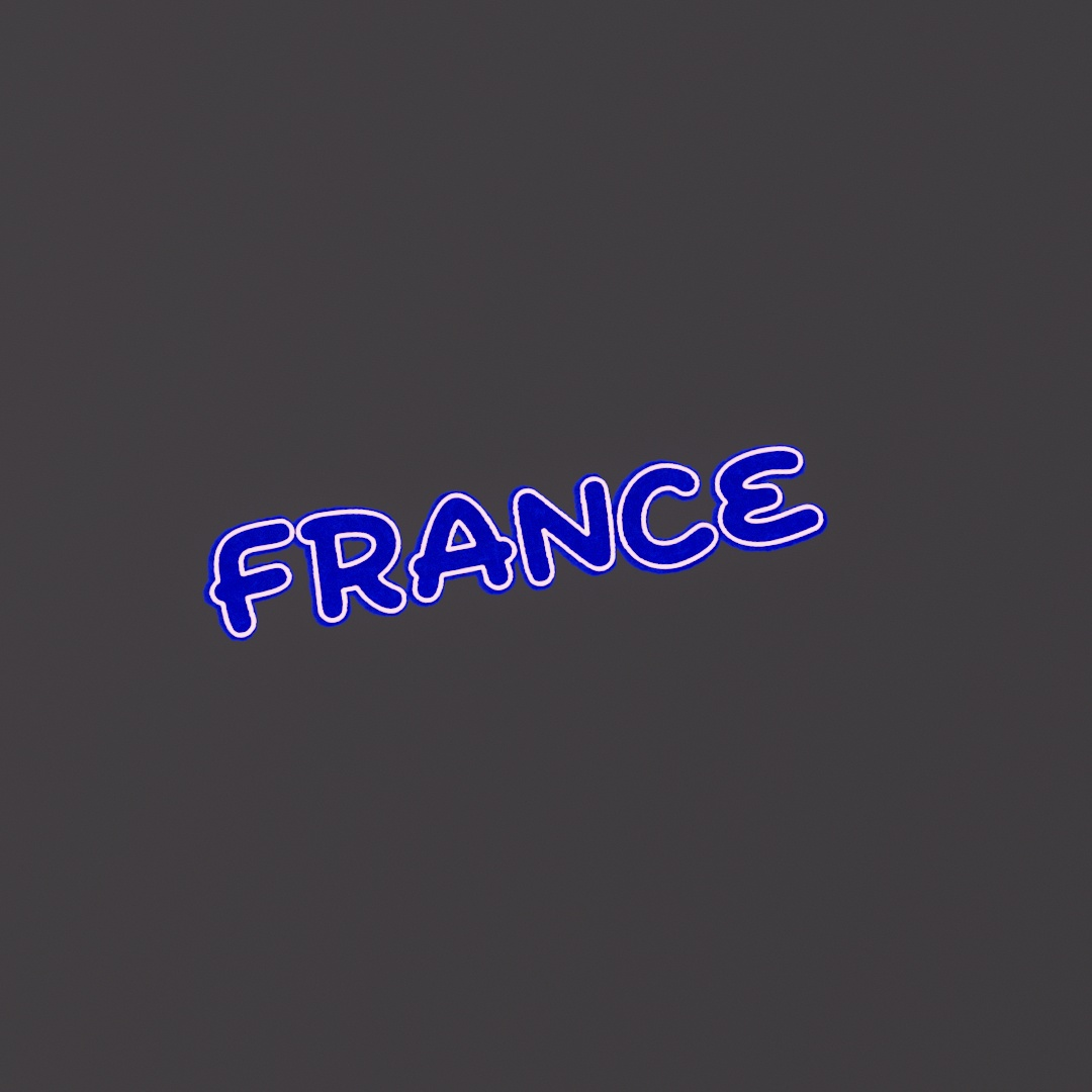 France Graffiti Decal