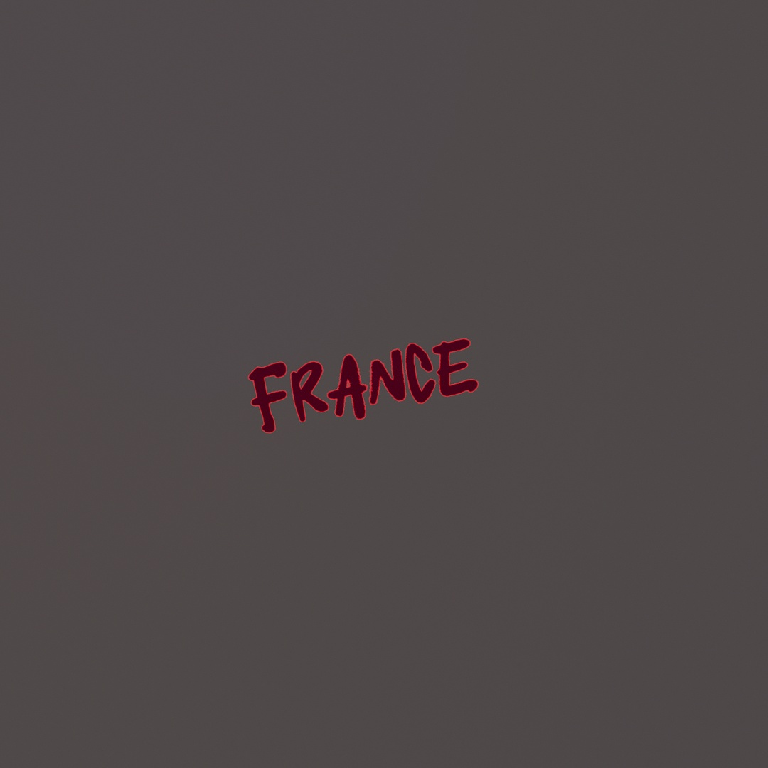 France Graffiti Decal