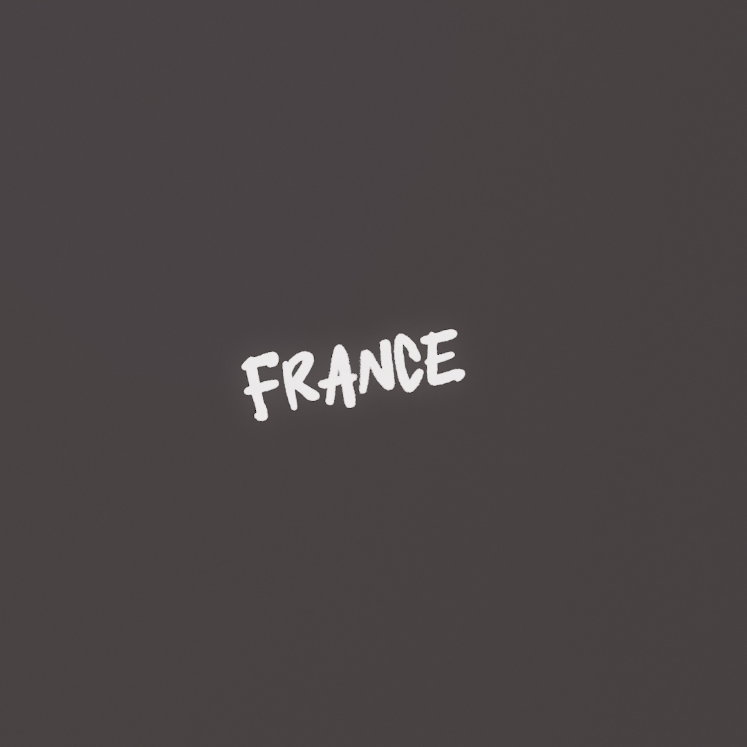 France Graffiti Decal