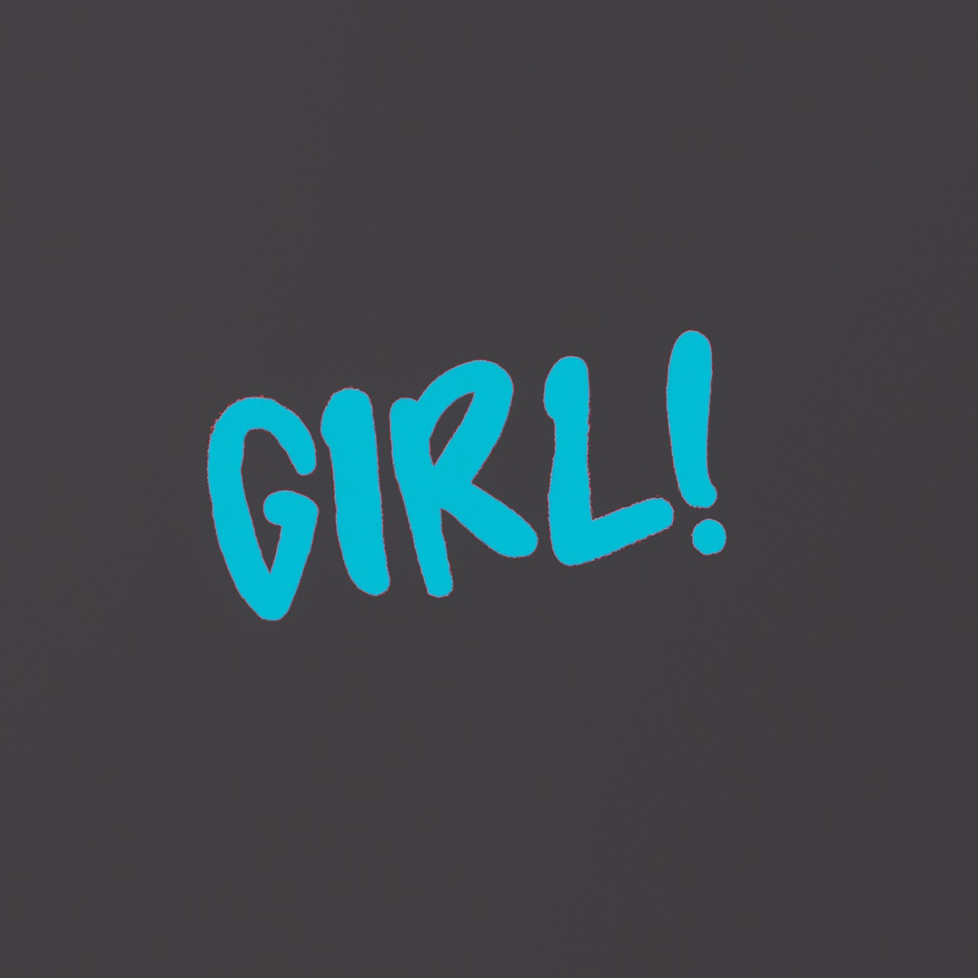Girl Graffiti Decal