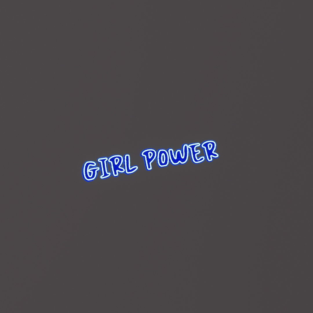 Girl Power Graffiti Decal