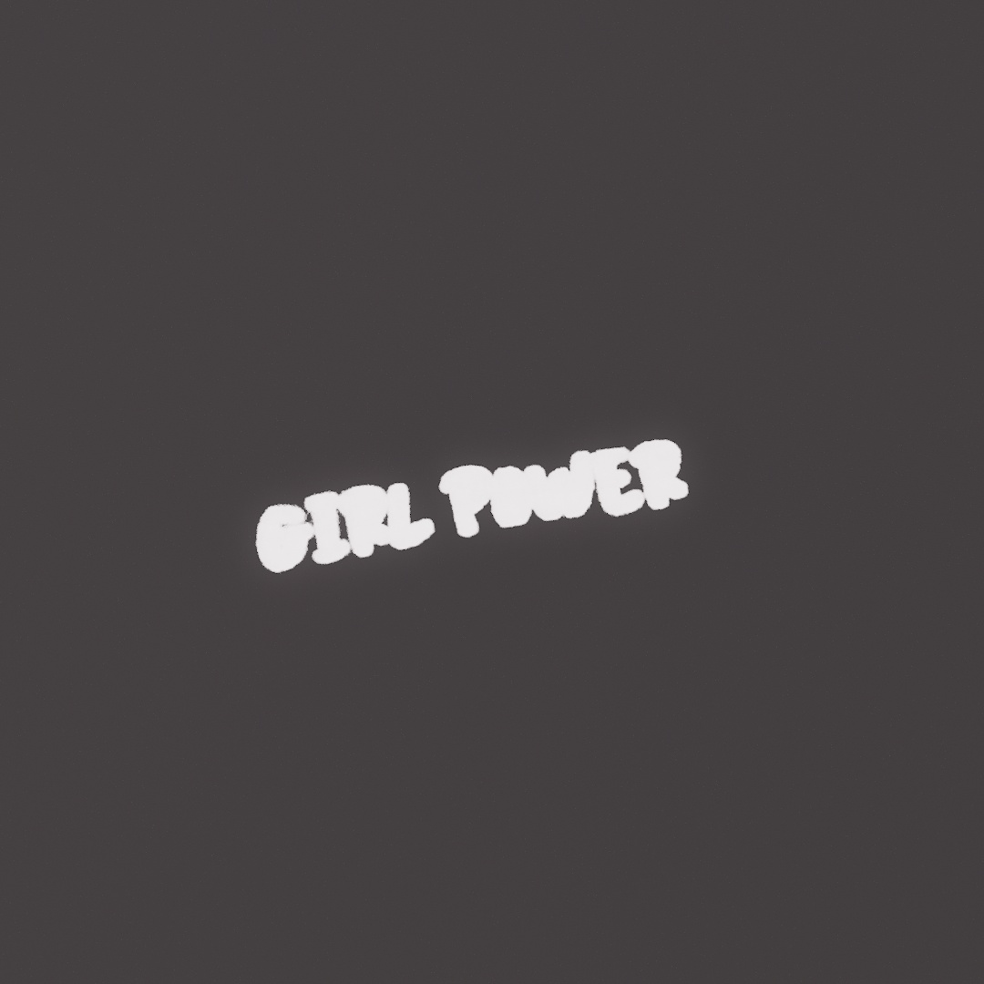 Girl Power Graffiti Decal