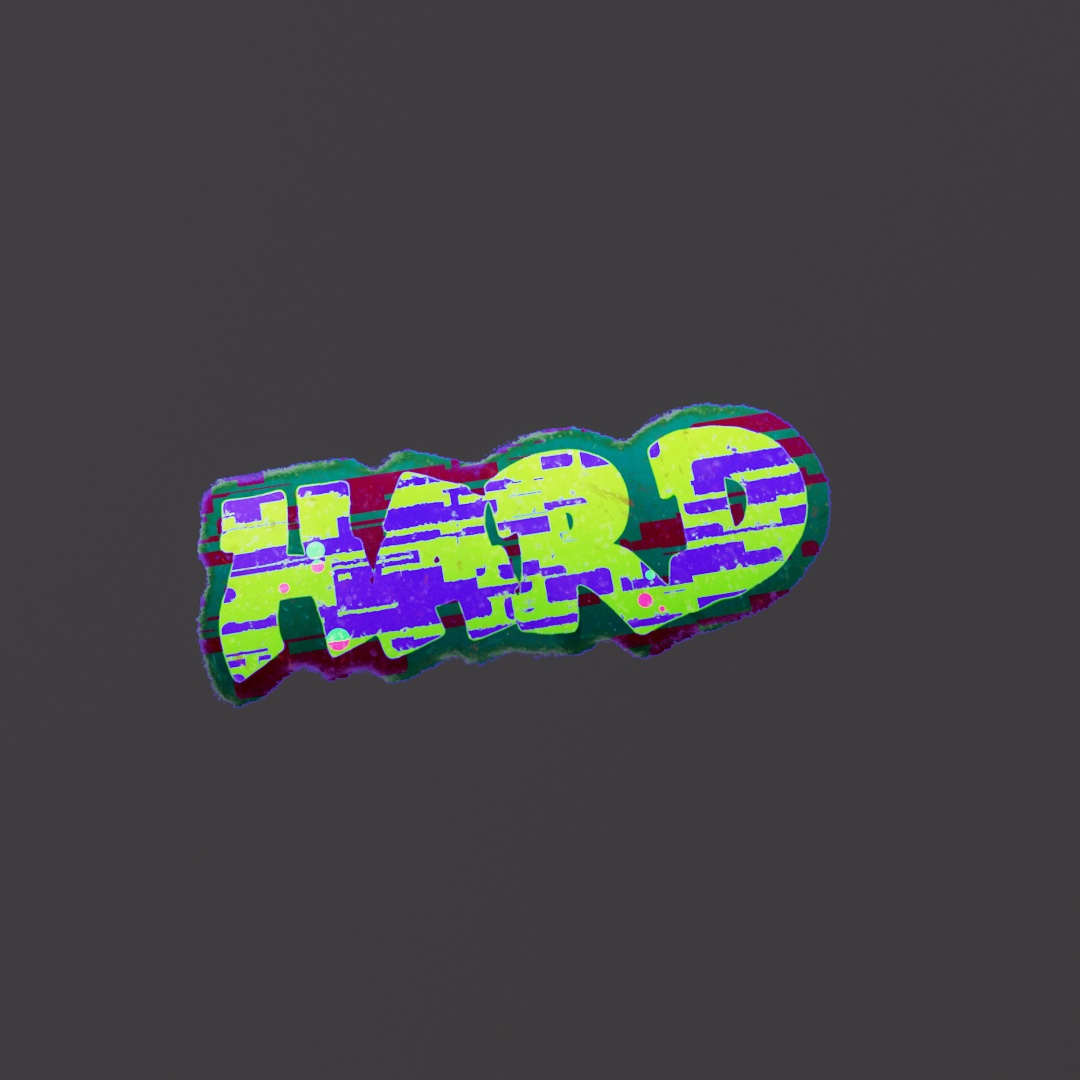 Hard Graffiti Decal