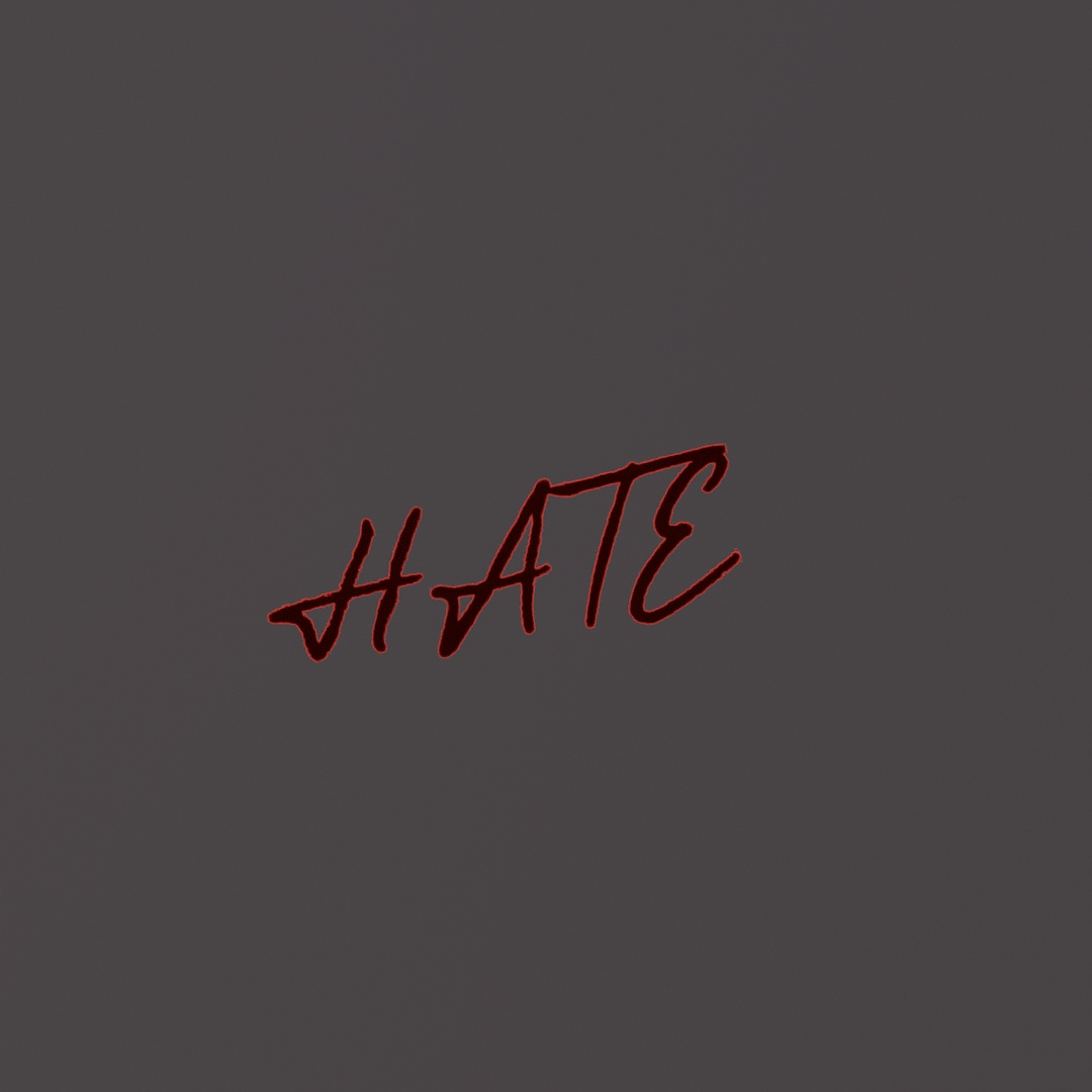 Hate Graffiti Decal