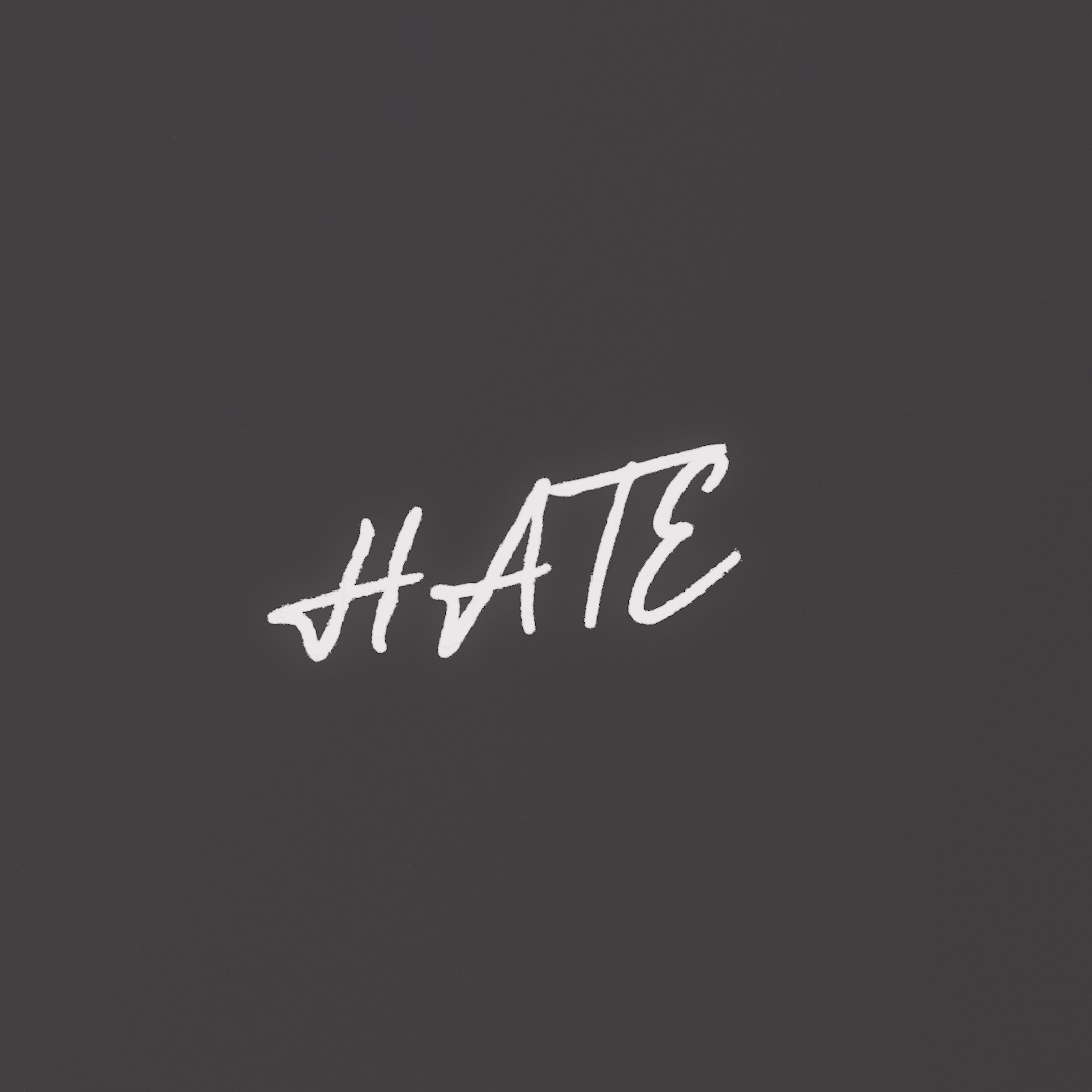 Hate Graffiti Decal