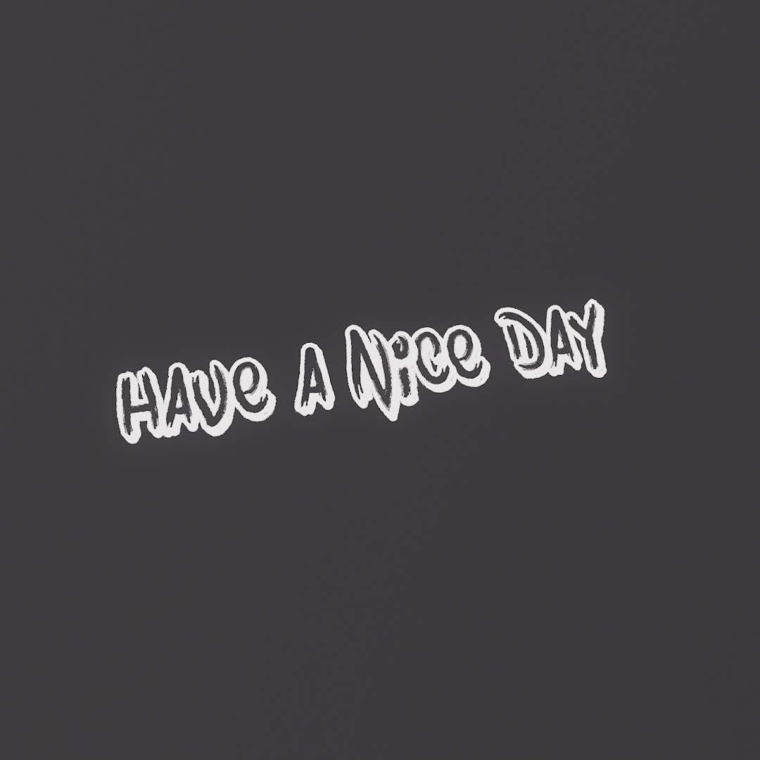 Have A Nice Day Graffiti Decal