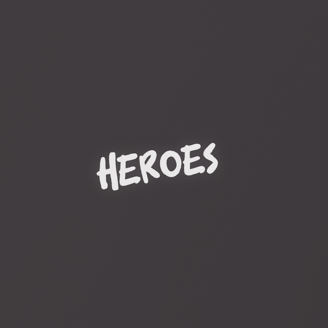 Heroes Graffiti Decal