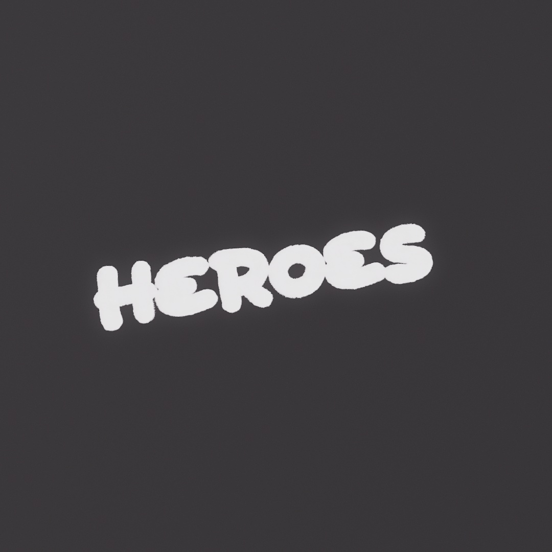 Heroes Graffiti Decal