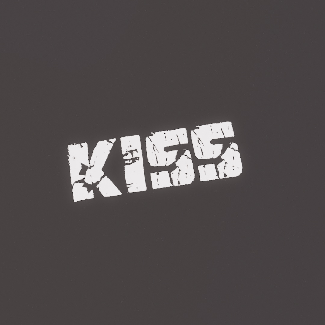 Kiss Graffiti Decal