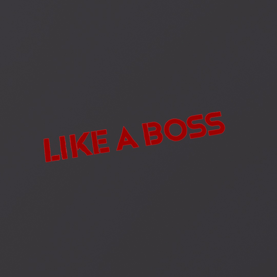 Like A Boss Graffiti Decal
