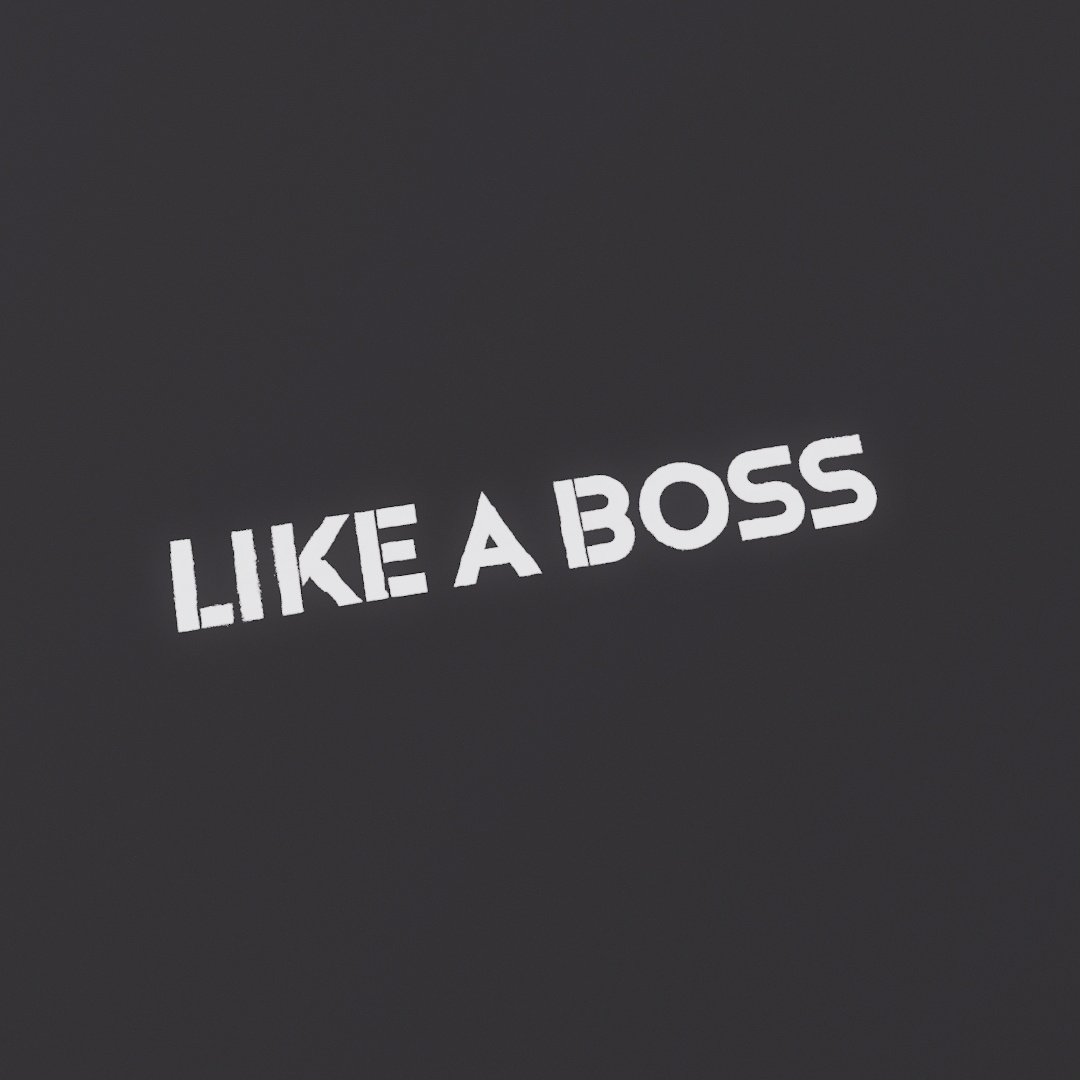 Like A Boss Graffiti Decal
