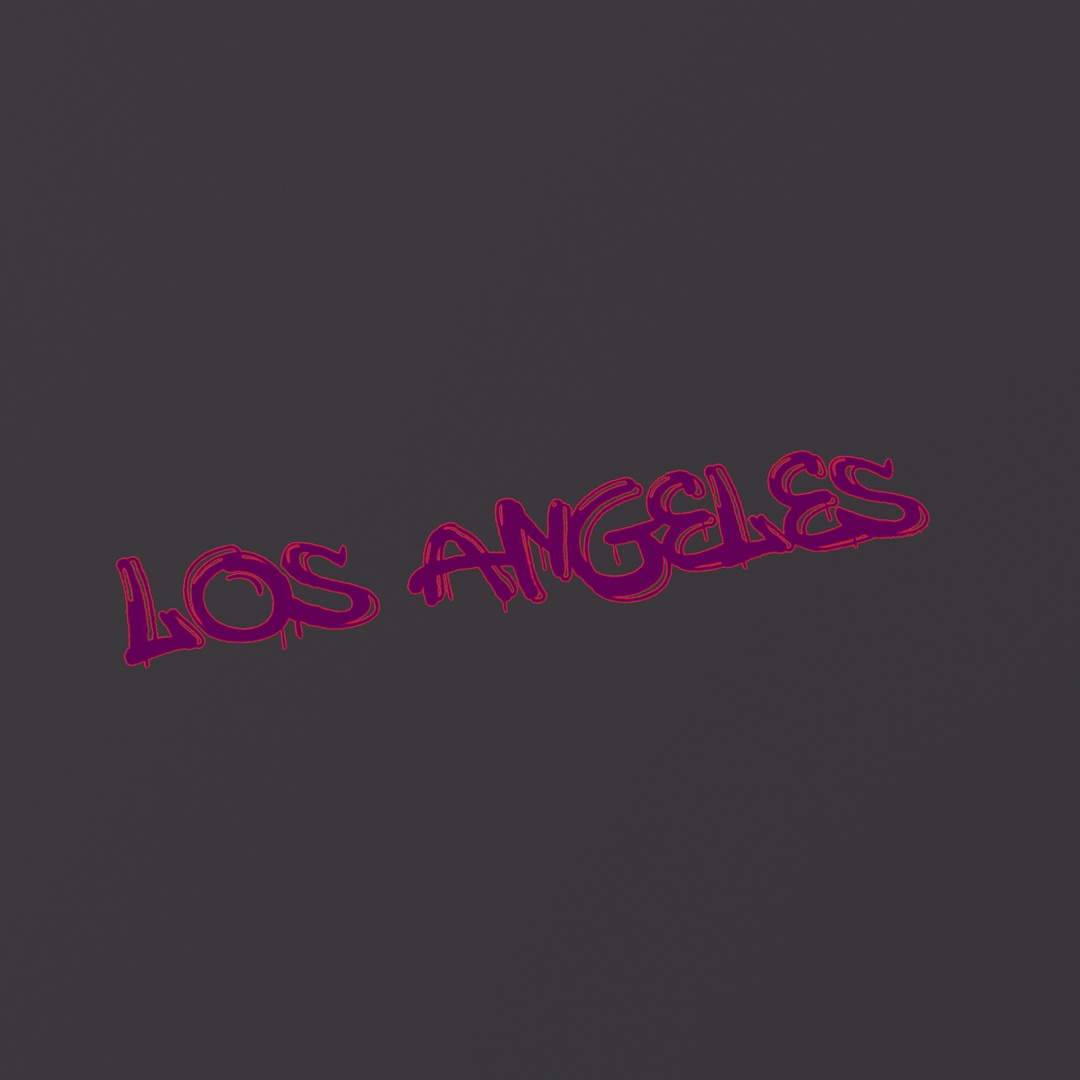 Los Angeles Graffiti Decal