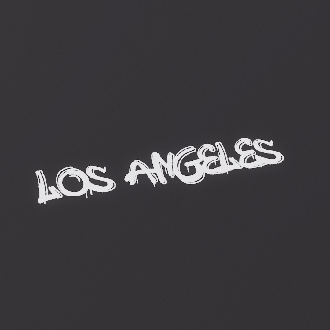Los Angeles Graffiti Decal