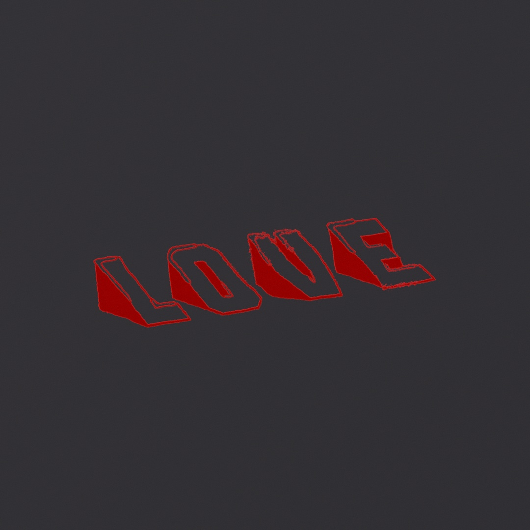 Love Graffiti Decal