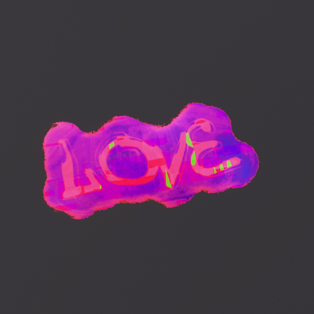 Love Graffiti Decal
