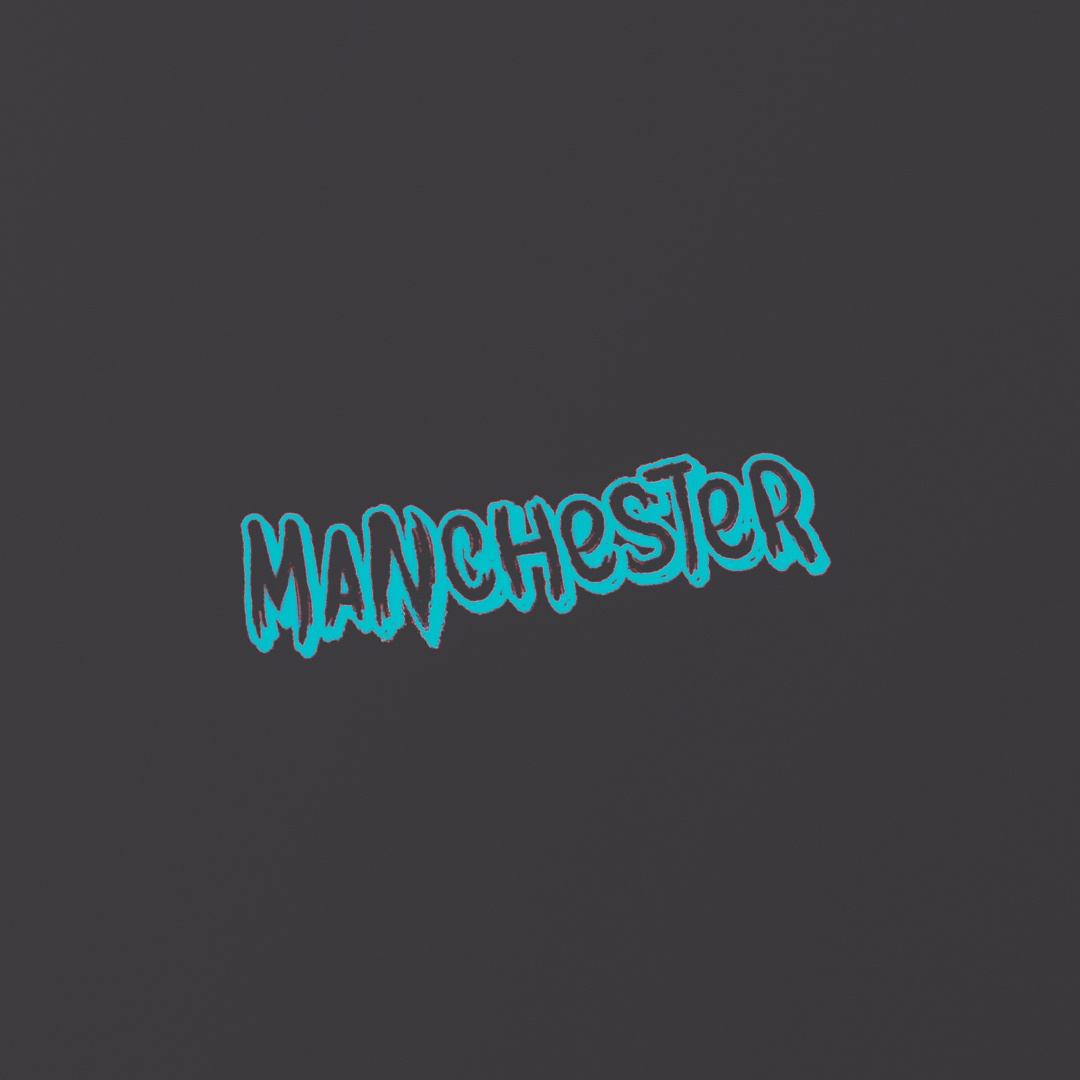 Manchester Graffiti Decal