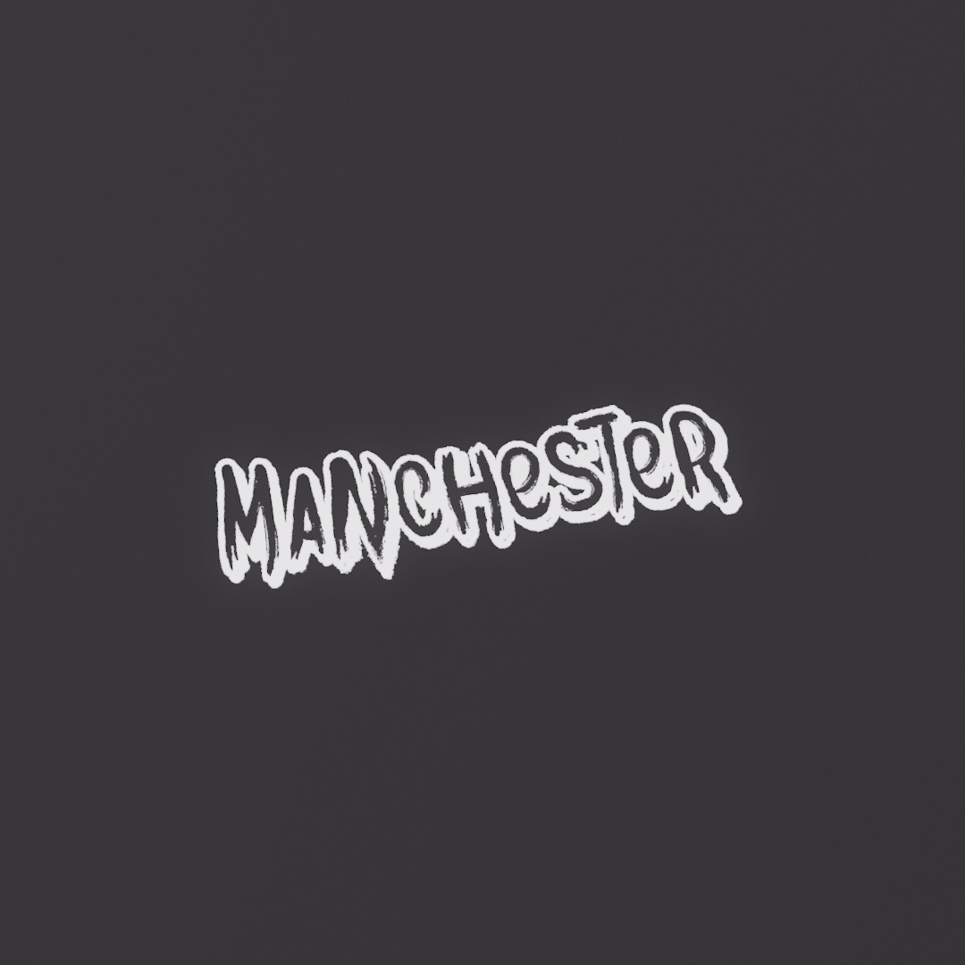 Manchester Graffiti Decal