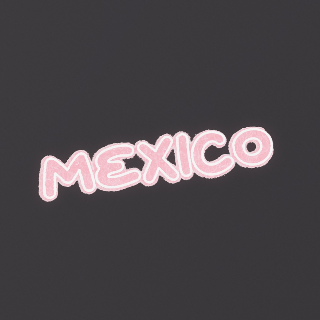 Mexico Graffiti Decal