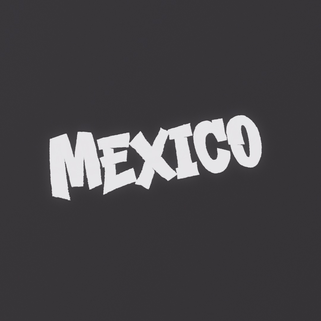 Mexico Graffiti Decal