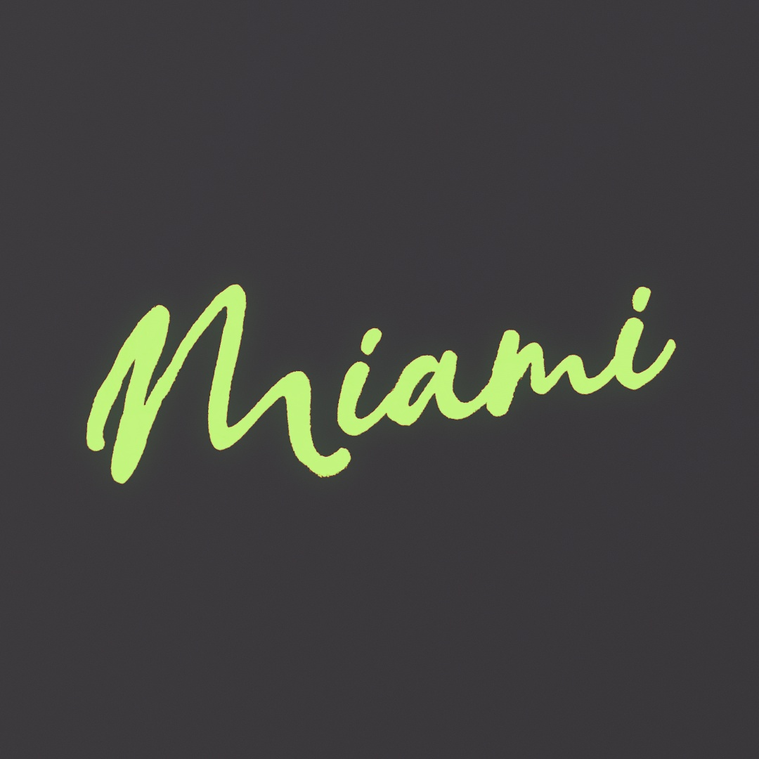 Miami Graffiti Decal